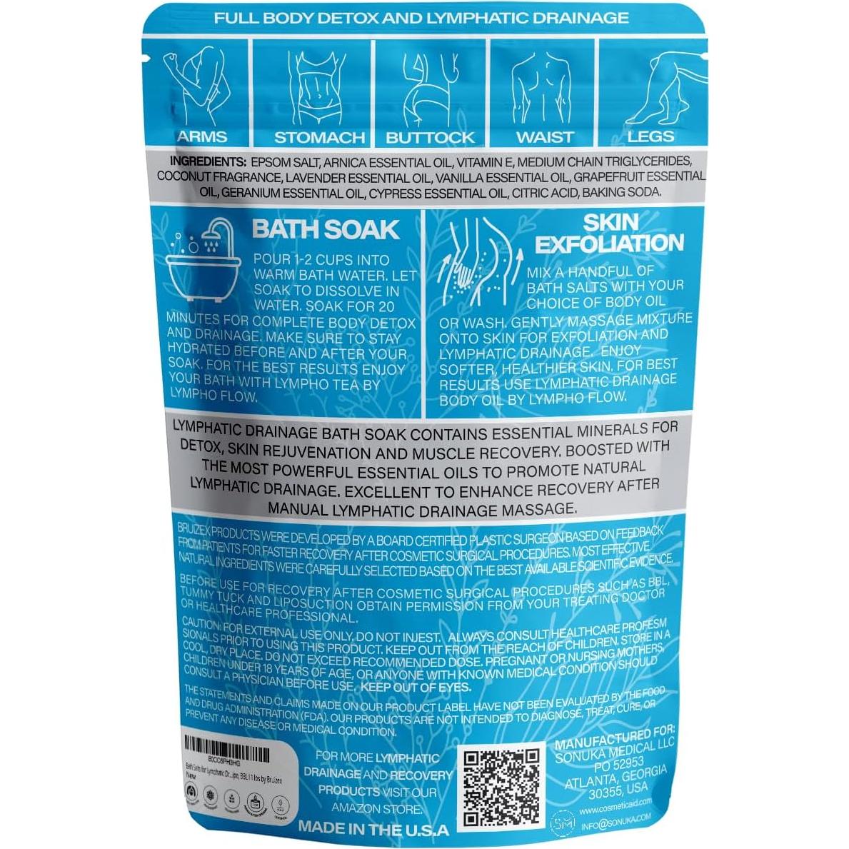 Sales de Baño Bruizex Arnica 0,45 kg para Drenaje Linfático