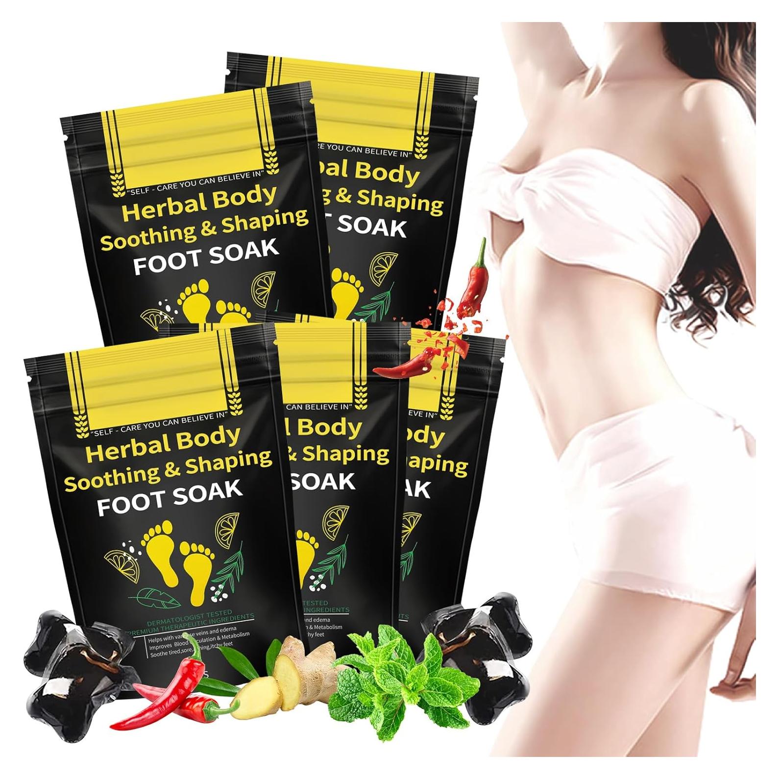 25 Perlas de Remojo para Pies Desintoxicantes BEFIVECOK