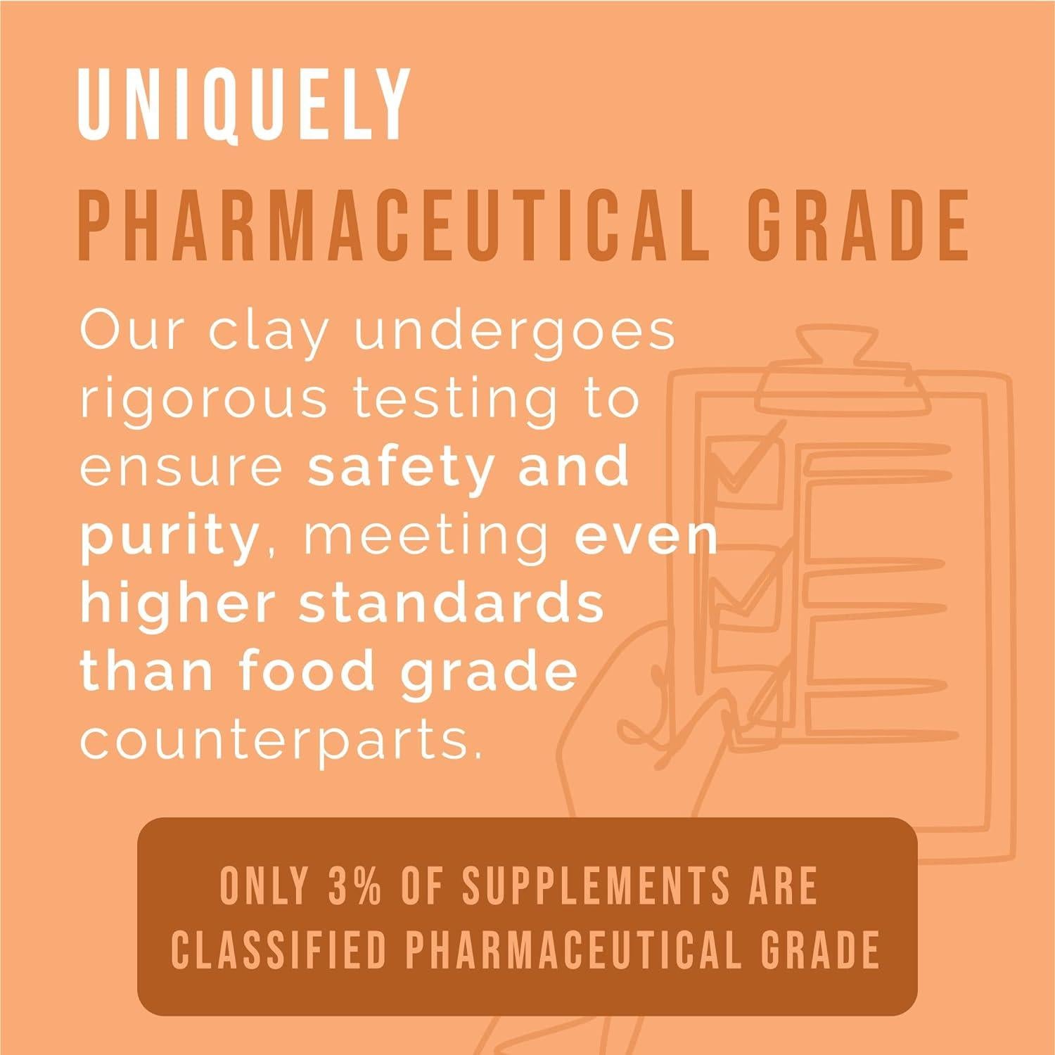Polvo de Arcilla Bentonita Curativa 900g - Farmacéutica Pura