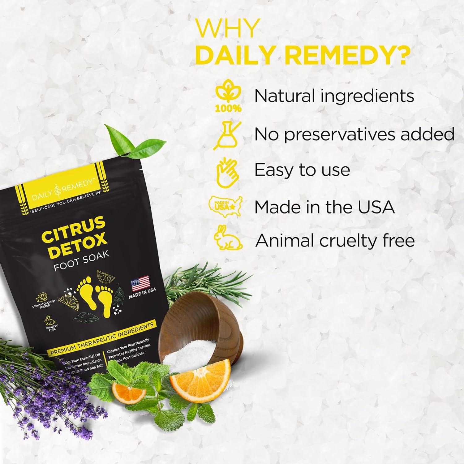 Remojo de Pies Detox Daily Remedy 0.45 kg Cítricos