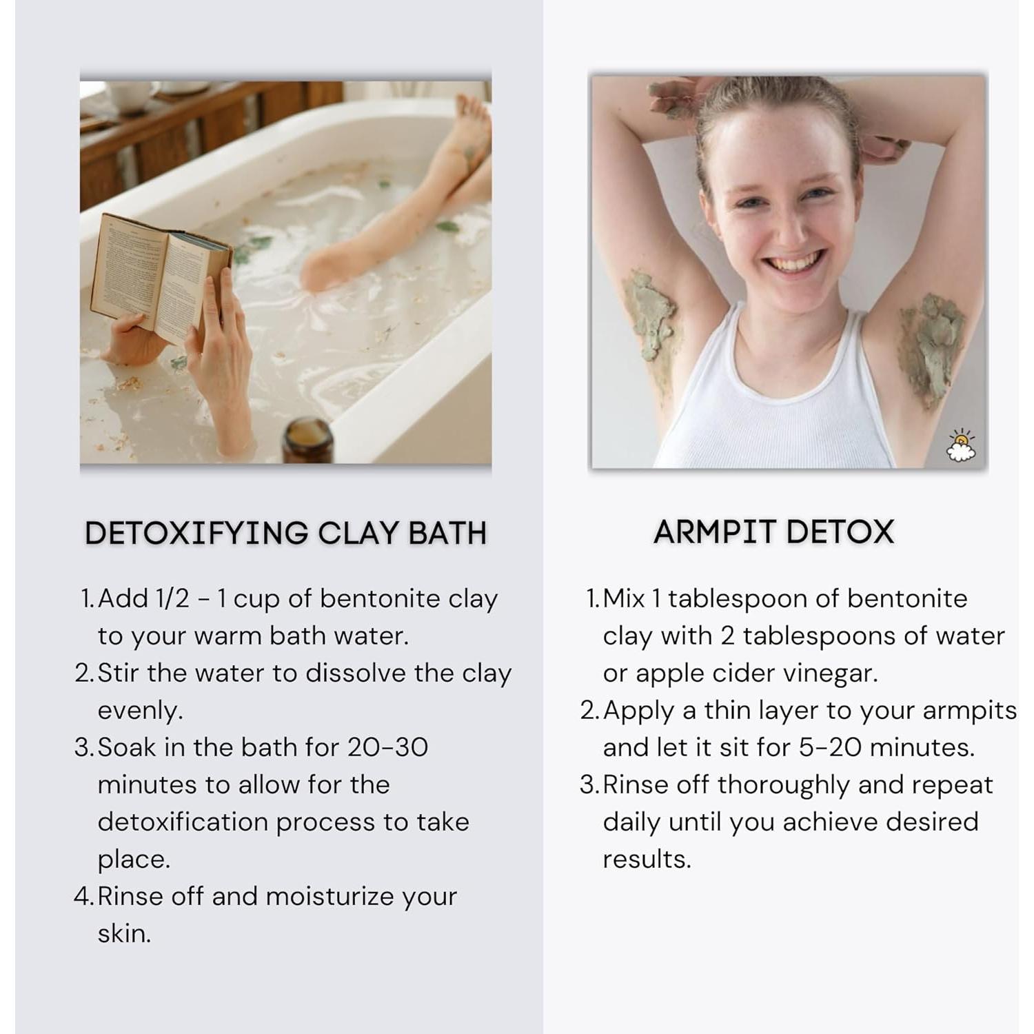 Arcilla Bentonita Sanadora Schizandu 1.36 Kg Vegana Detox