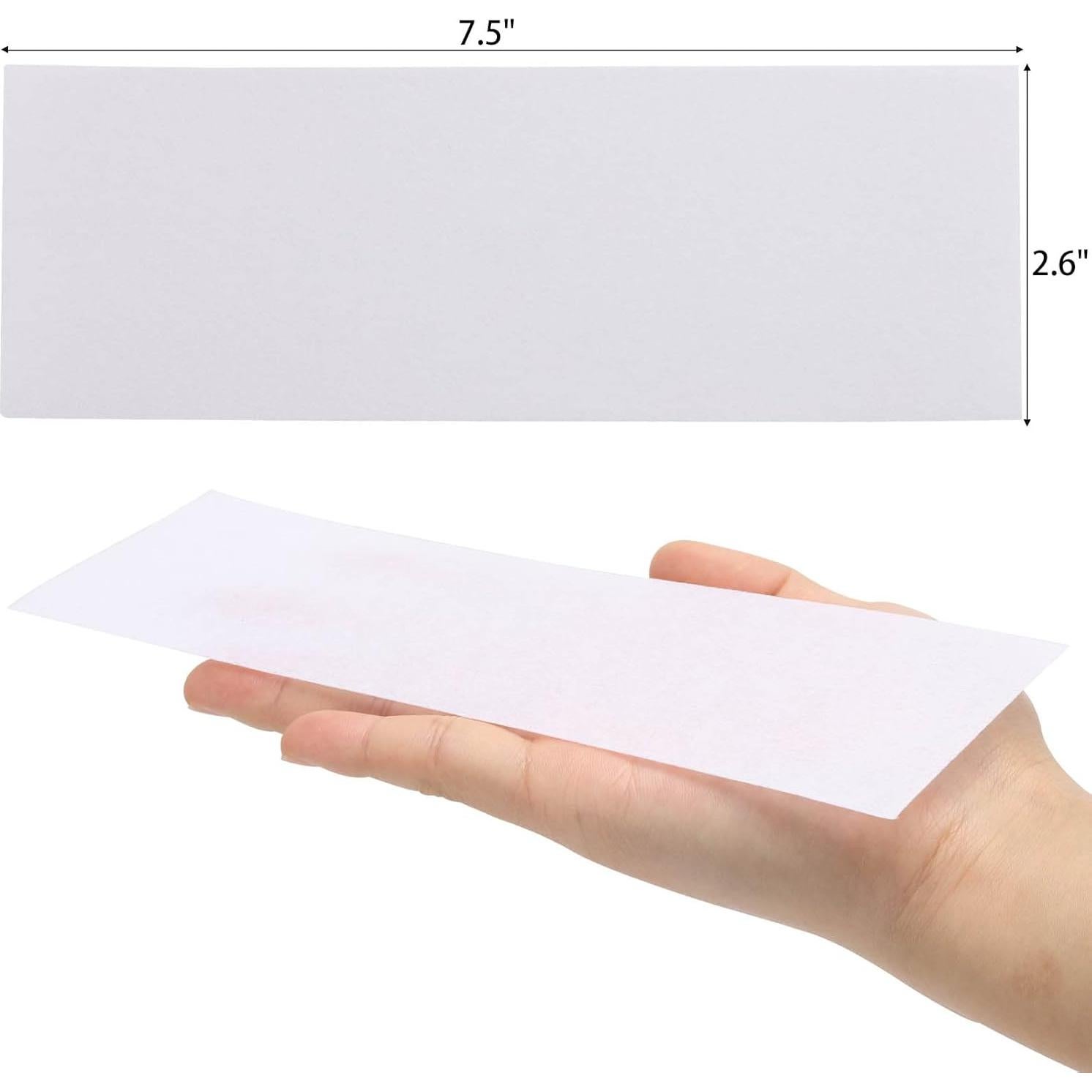 200 Tiras de Cera No Tejidas BTYMS 6.6x19.05 cm Depilación