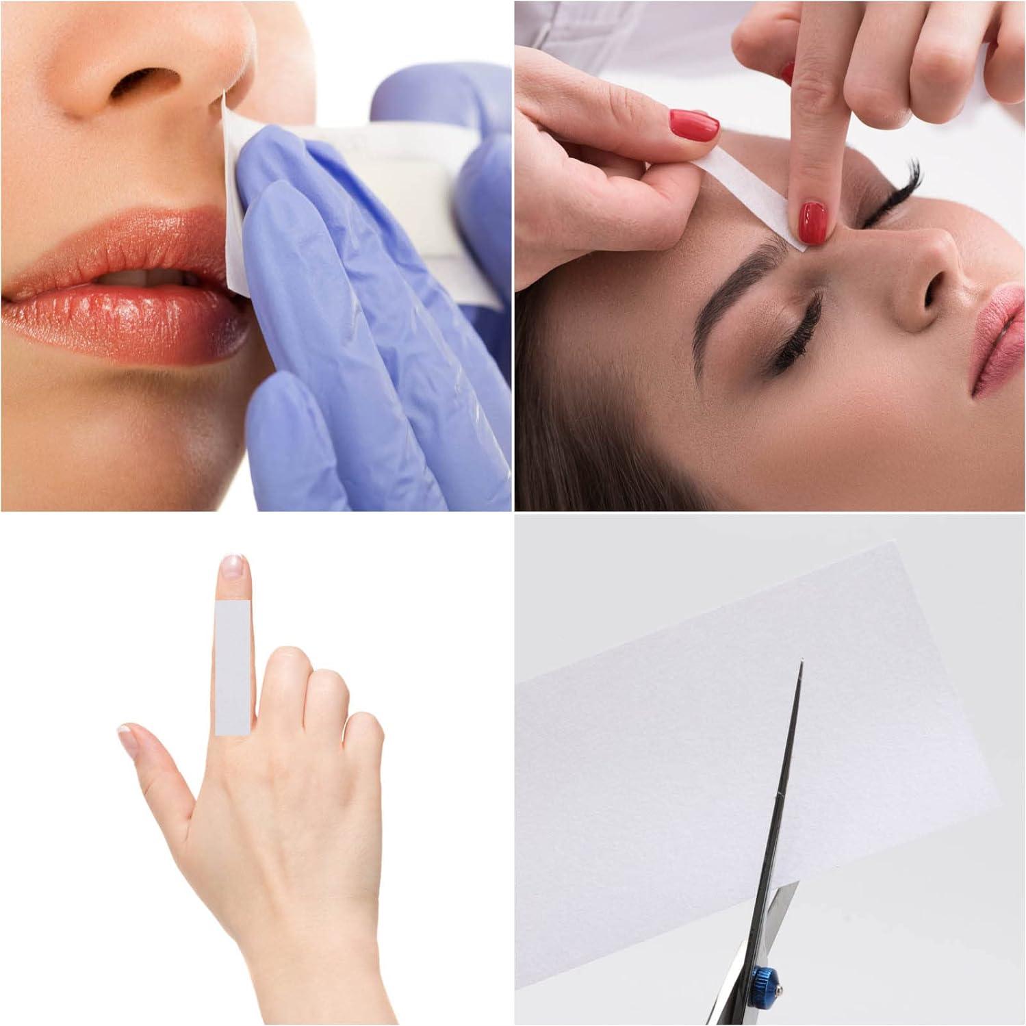 200 Tiras de Cera No Tejidas BTYMS 6.6x19.05 cm Depilación