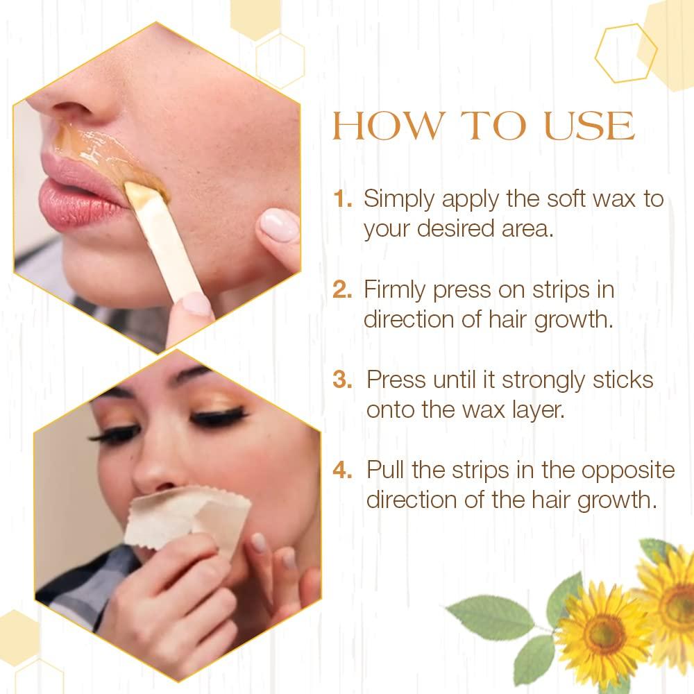 Tiras de Cera Muselina GiGi 100 Piezas 4,45x11,43cm