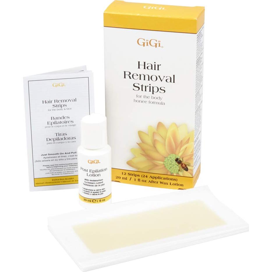 Cintas Depilatorias GiGi para el Cuerpo - Kit 12 Cintas