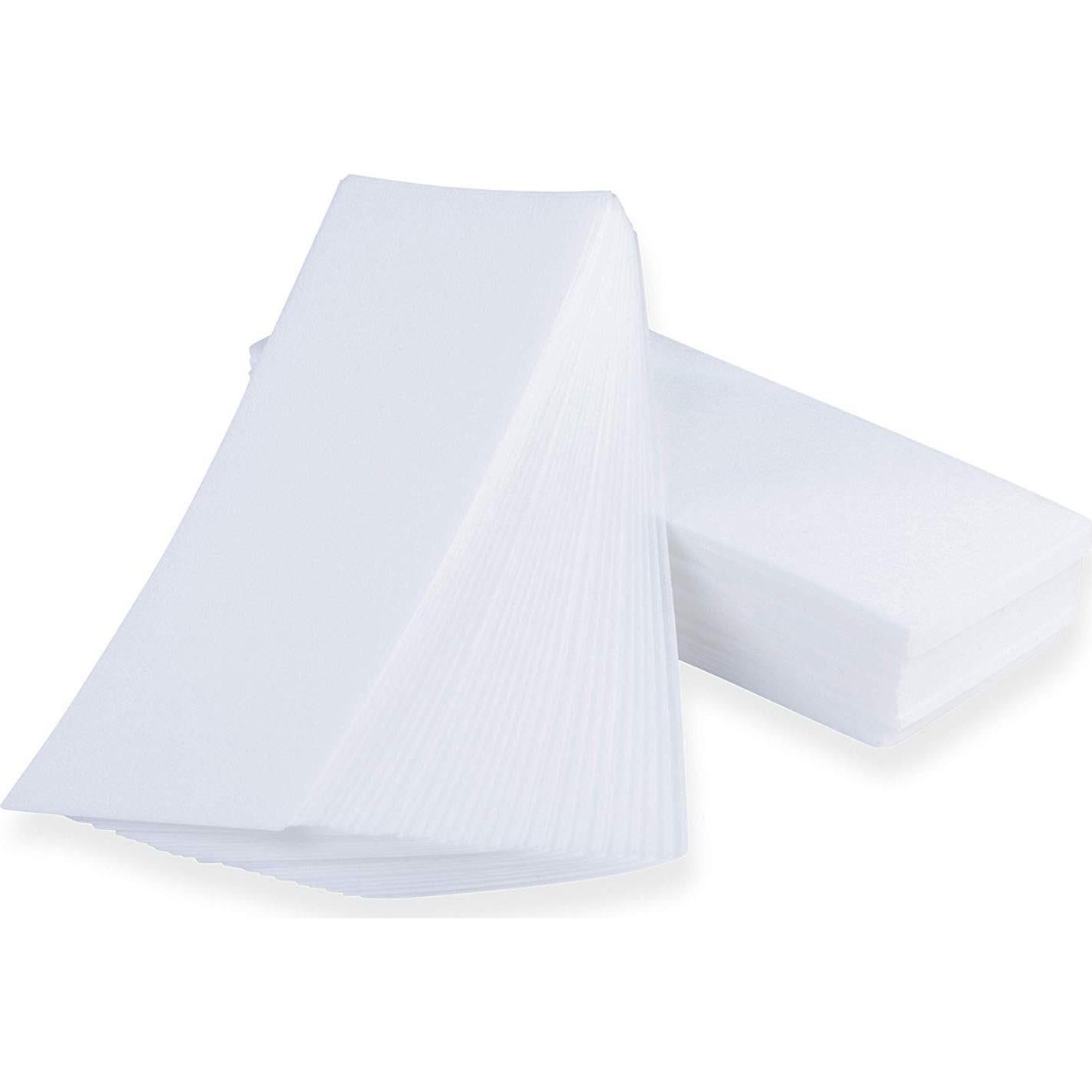 Tiras de Cera No Tejidas Omwah Beauty 200 Unidades 7,62x22,86cm