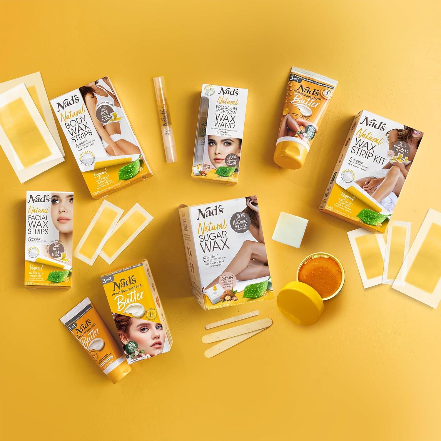 Cintas de Cera Facial Nad's - Natural 30 Cuentas