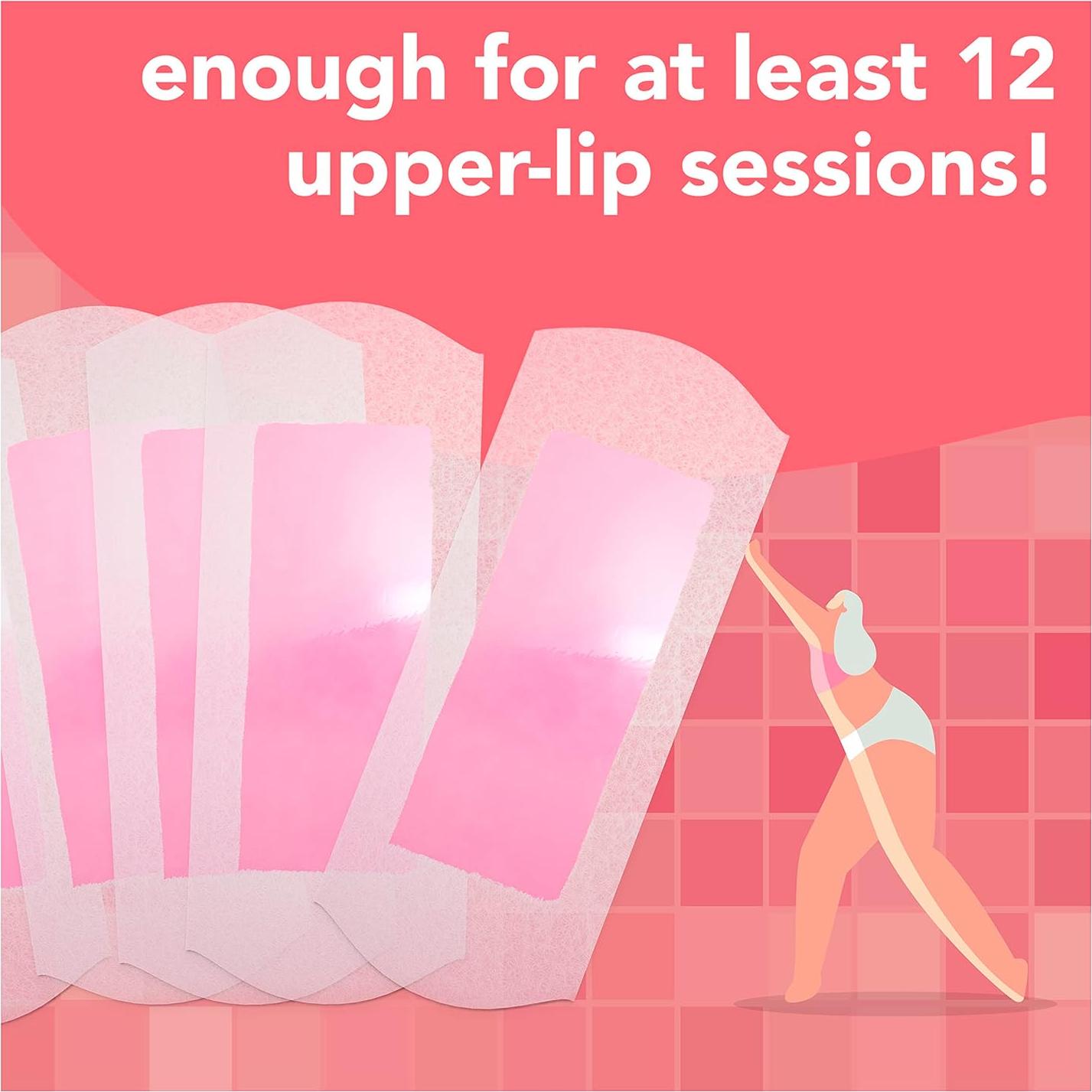 Cera Depilatoria en Tiras Glee Joy para Rostro - 24 Tiras