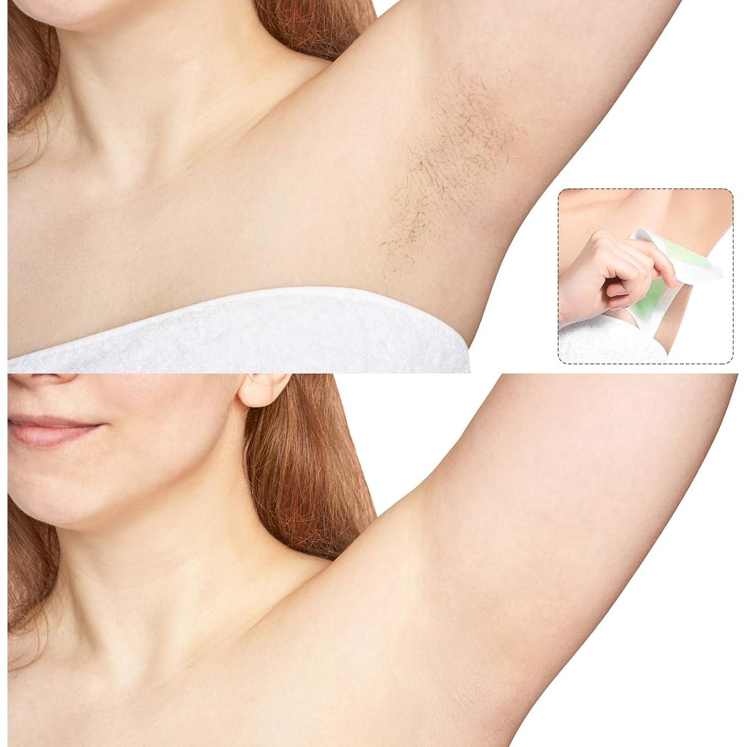 400 Tiras de Cera No Tejidas Maitys para Depilación Facial y Corporal