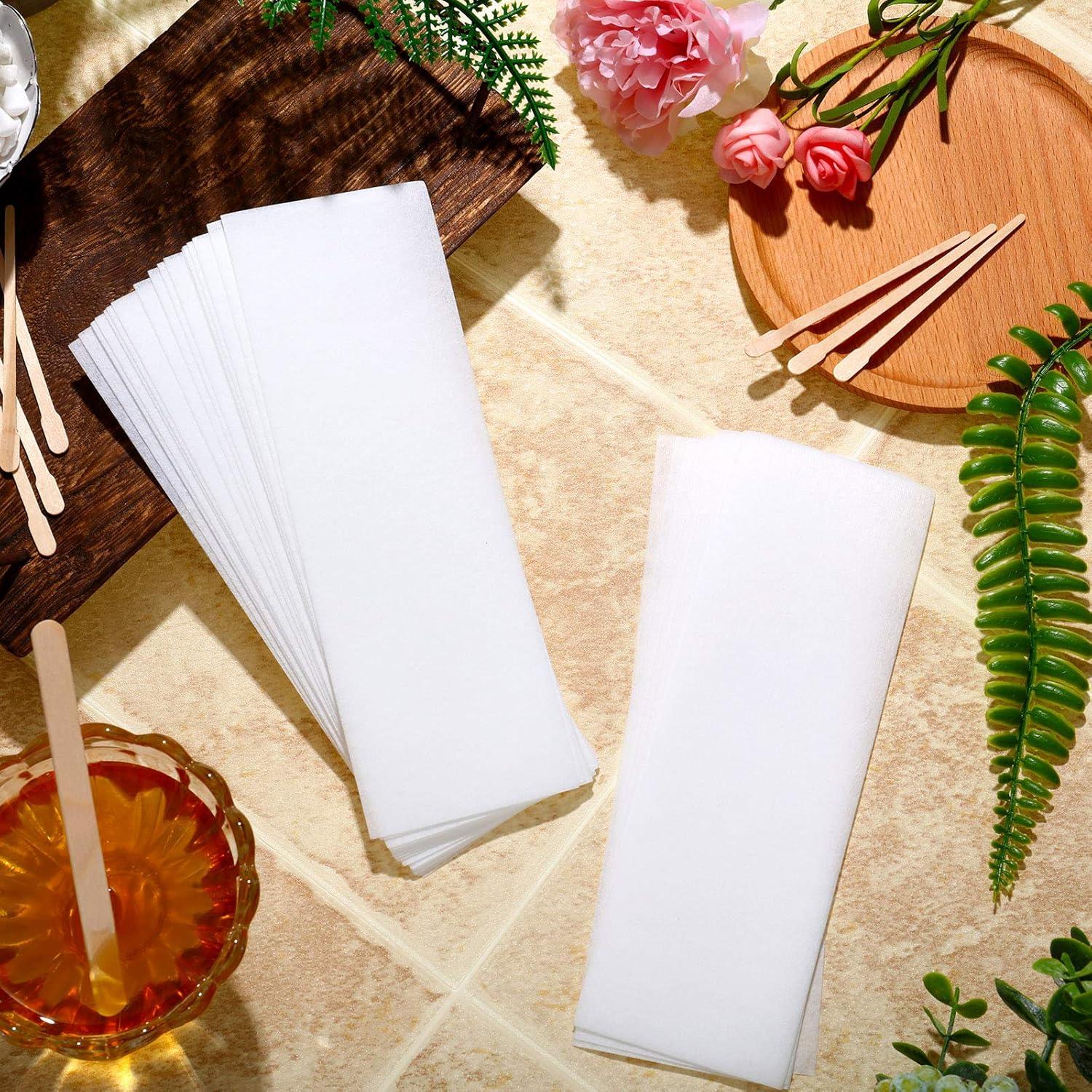 400 Tiras de Cera No Tejidas Maitys para Depilación Facial y Corporal