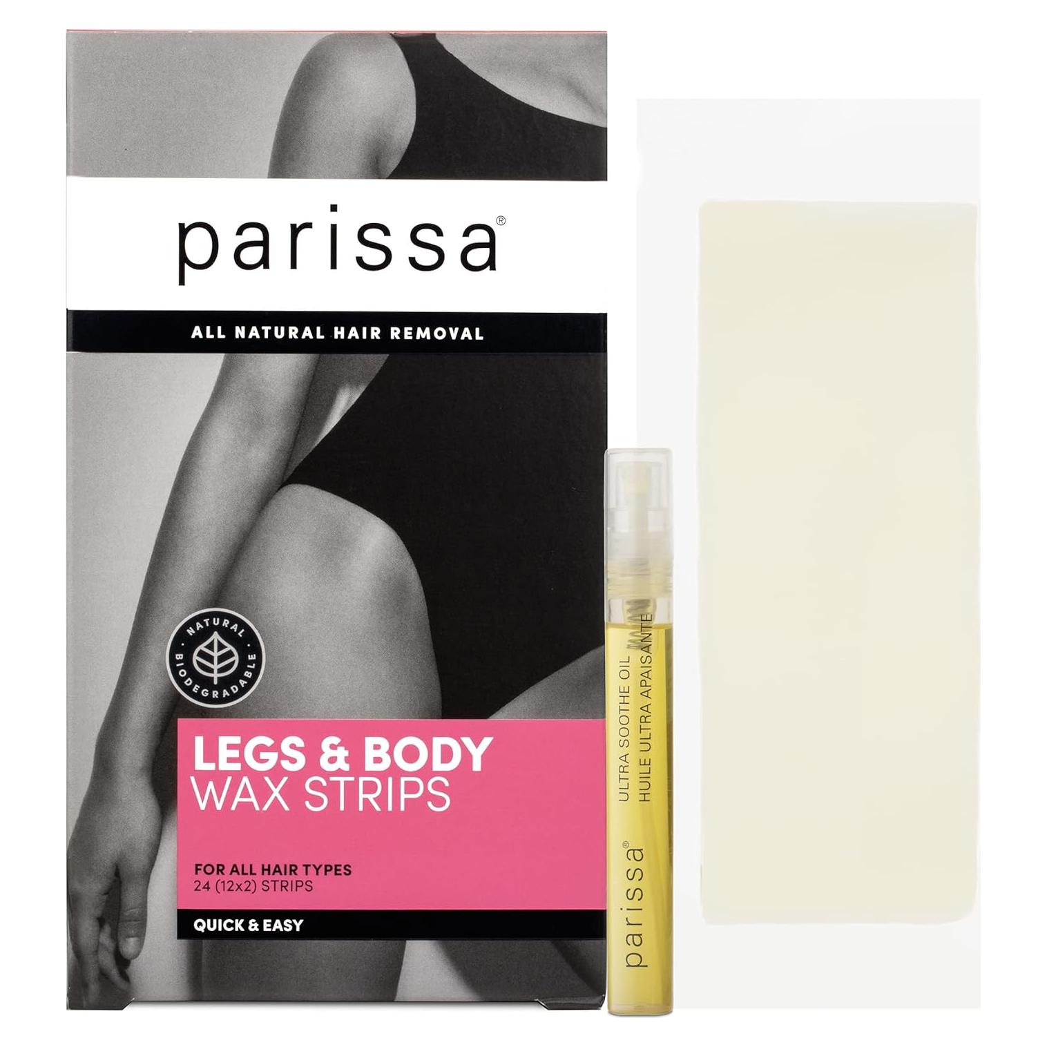 Cintas de Cera Biodegradables Parissa 24 Unidades para Depilación