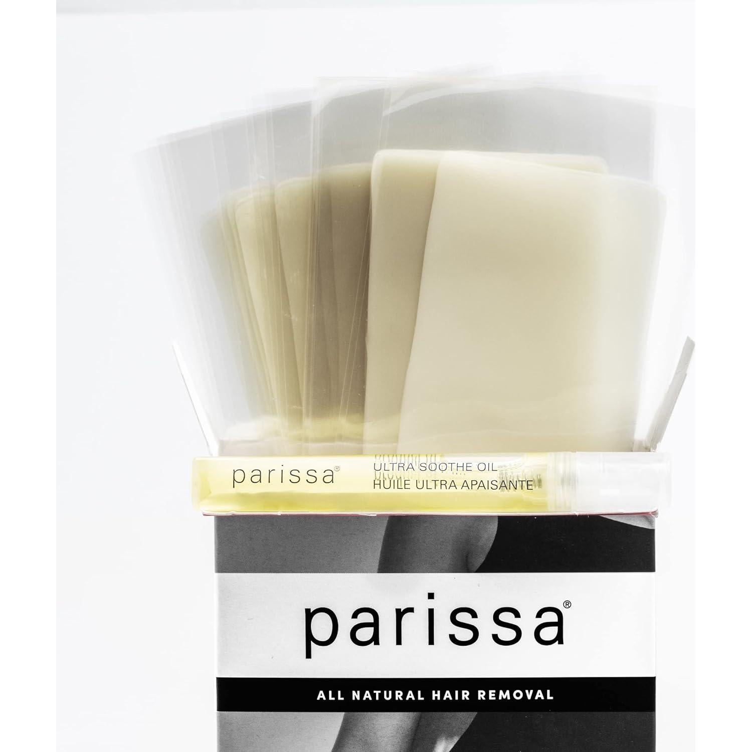Cintas de Cera Biodegradables Parissa 24 Unidades para Depilación
