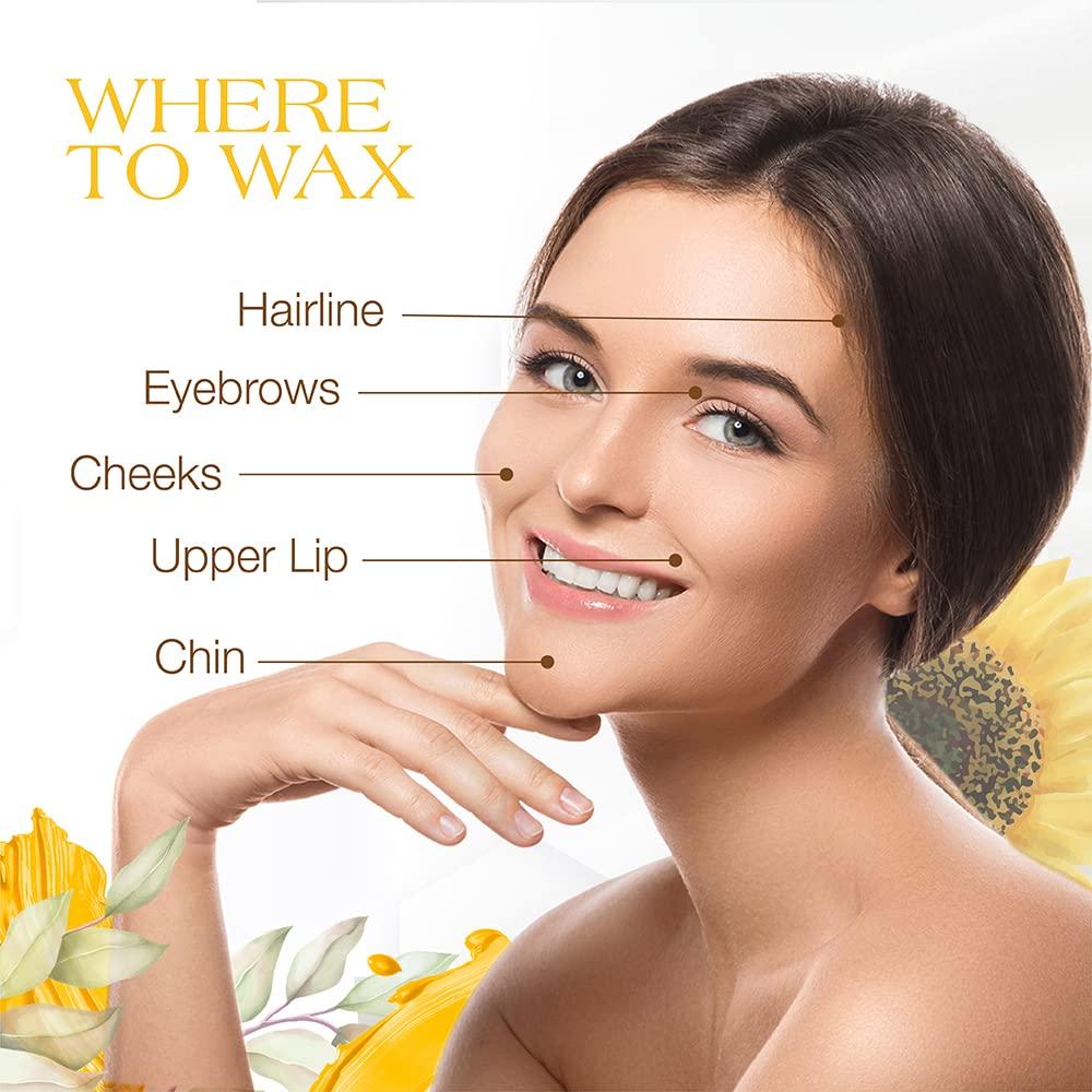 Tiras de Cera GiGi No Tejidas para Depilación Facial 100 Pzas