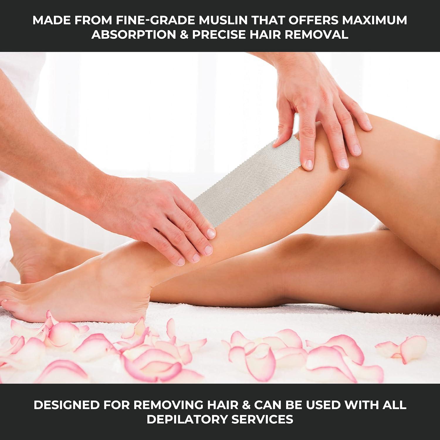 Tiras de Epilación Muselina ForPro 100 unidades 7,62x22,86 cm