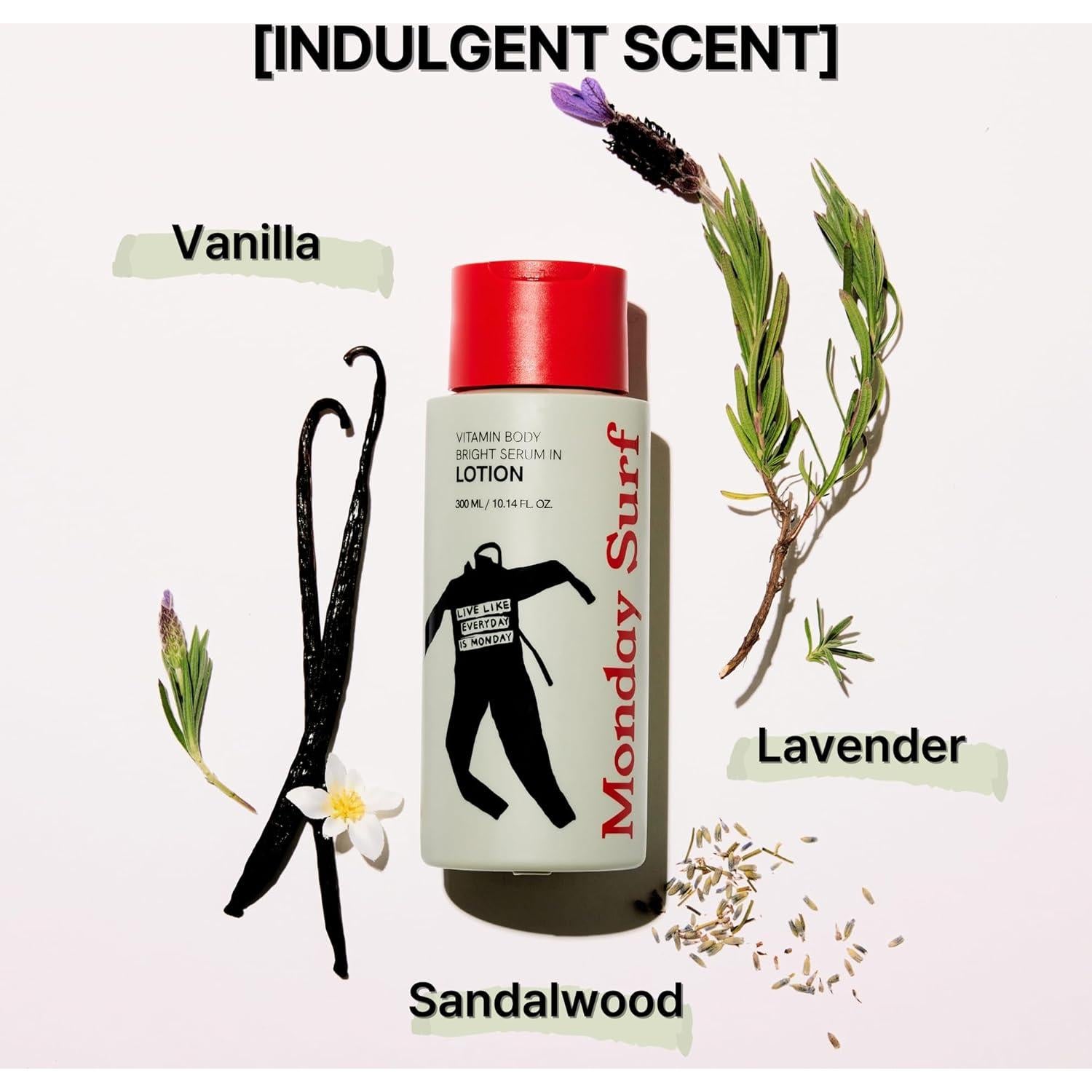 Loción Corporal Vegana JnD 300ml Vitamina C y Niacinamida