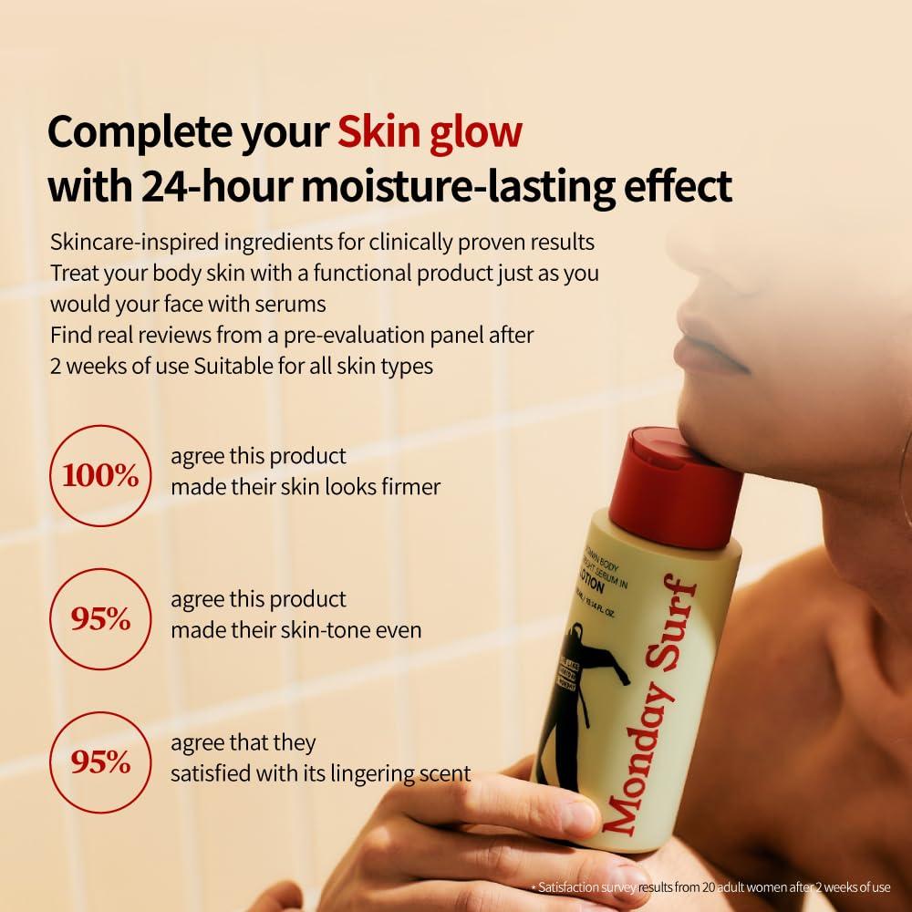 Loción Corporal Vegana JnD 300ml Vitamina C y Niacinamida