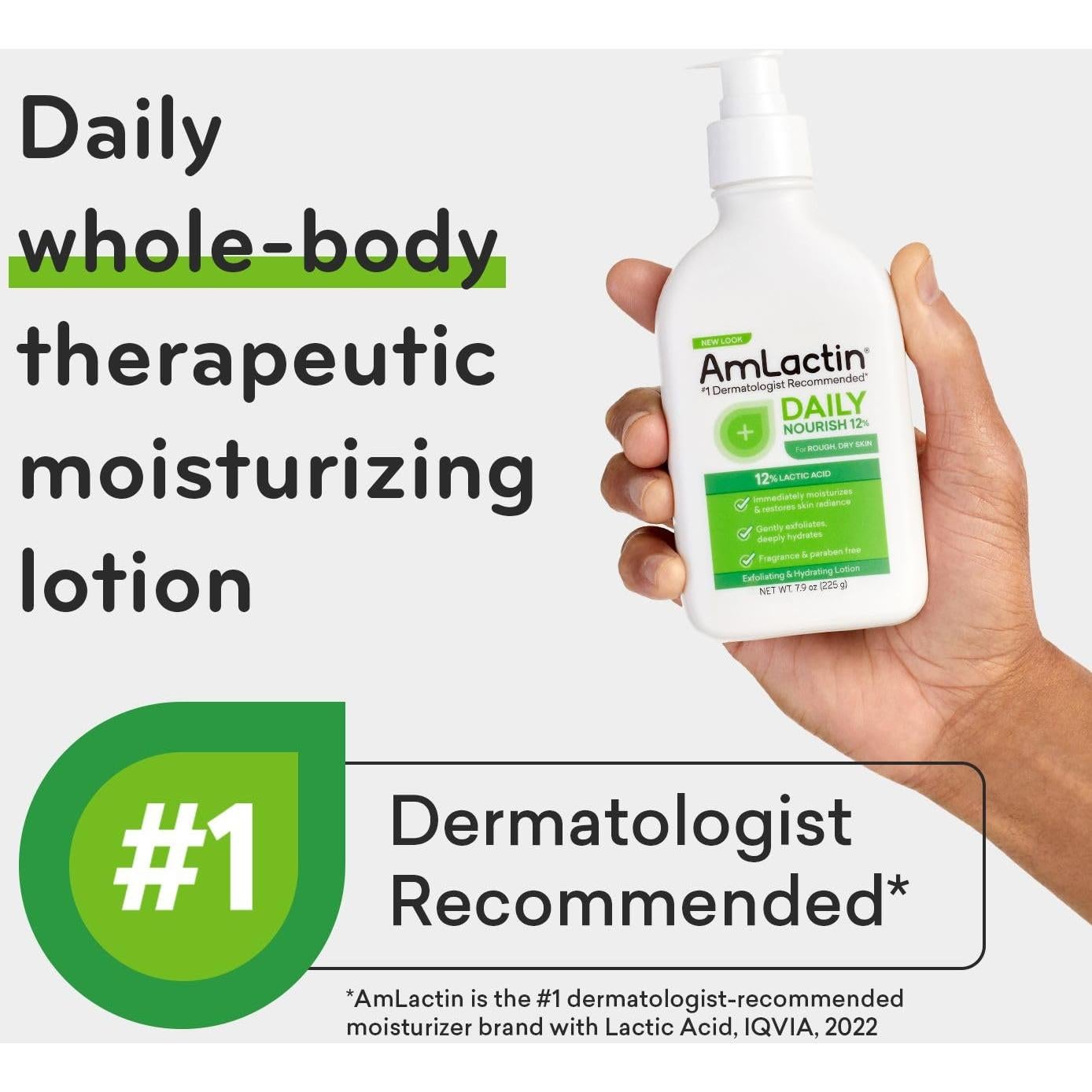 AmLactin Loción Corporal Hidratante 12% Ácido Láctico 397ml