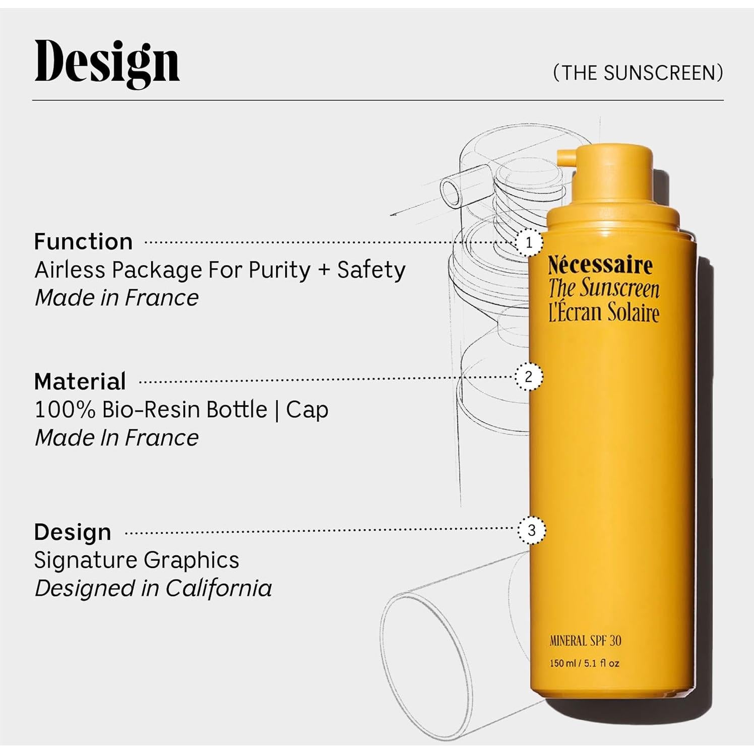 Protector Solar Mineral SPF 30 Nécessaire 145 g Cuerpo