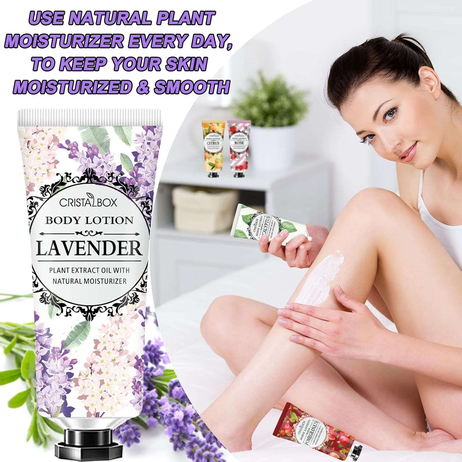 Paquete de 36 lociones corporales hidratantes CRISTALBOX