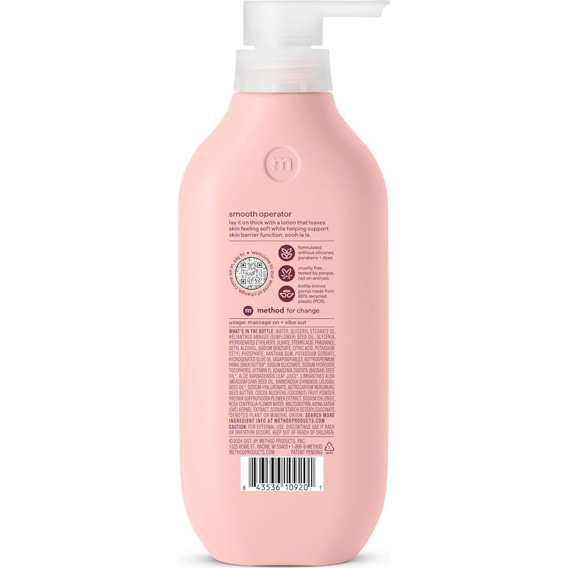 Loción Corporal Method SC Johnson 396 g Hidratación 24h