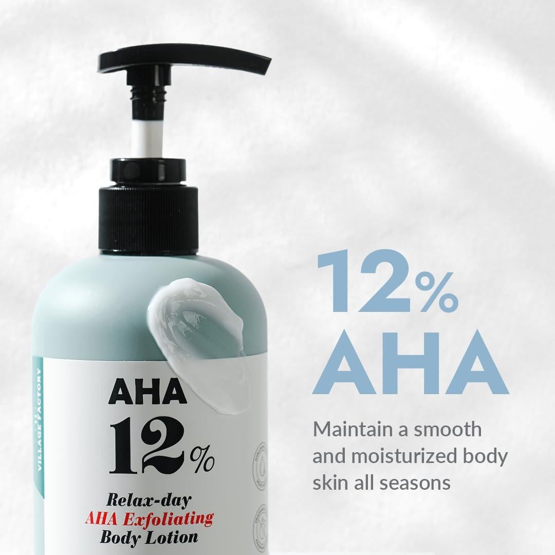 Loción Corporal AHA 12% Coreana 300g Hidratante Exfoliante