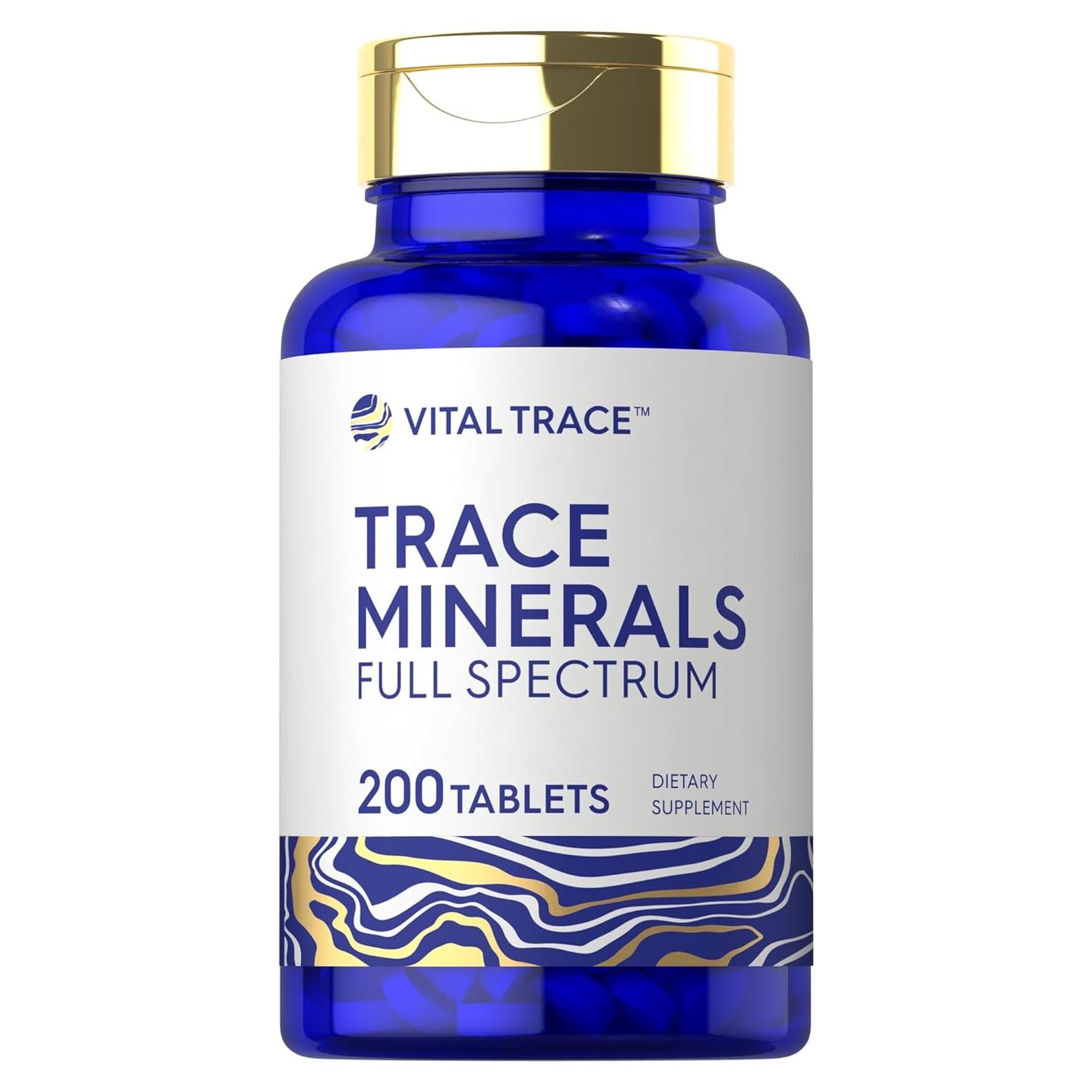 Suplemento de Minerales Traza Carlyle 200 Tabletas Sin OGM