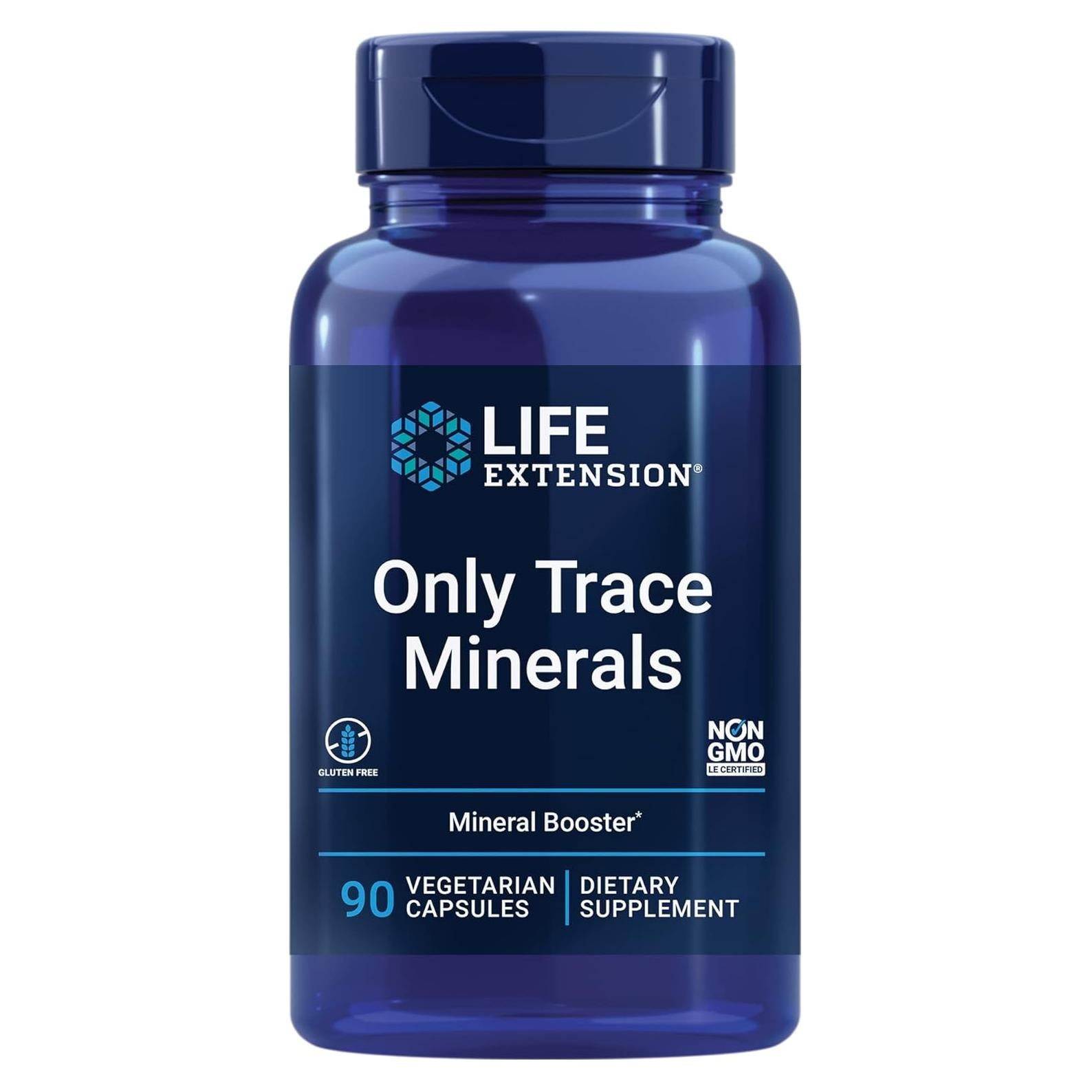 Minerales traza Life Extension 90 cápsulas - Zinc, Cromo, Boro