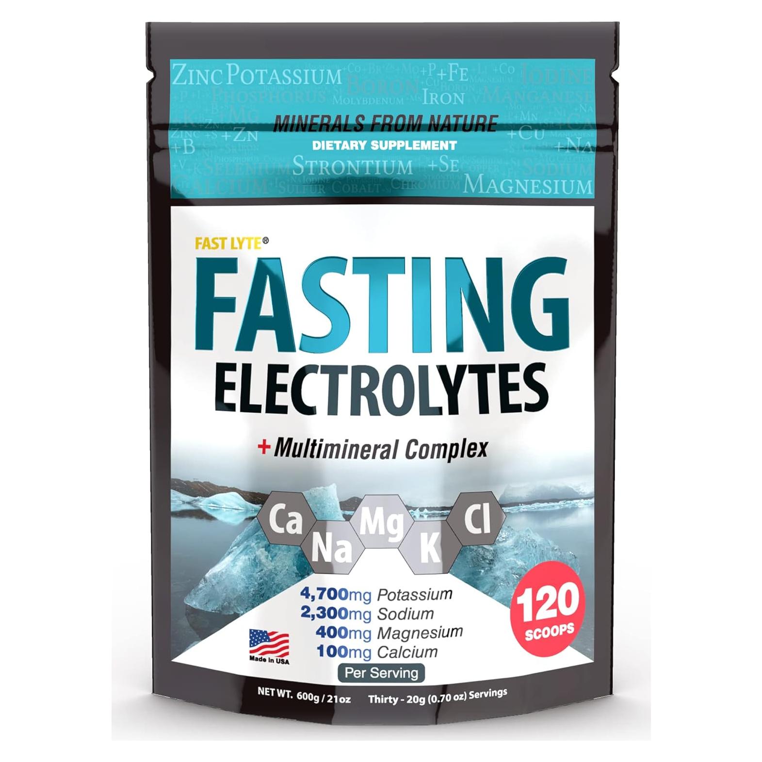Suplemento de Electrolitos en Polvo Fast Lyte 600g Sin Azúcar