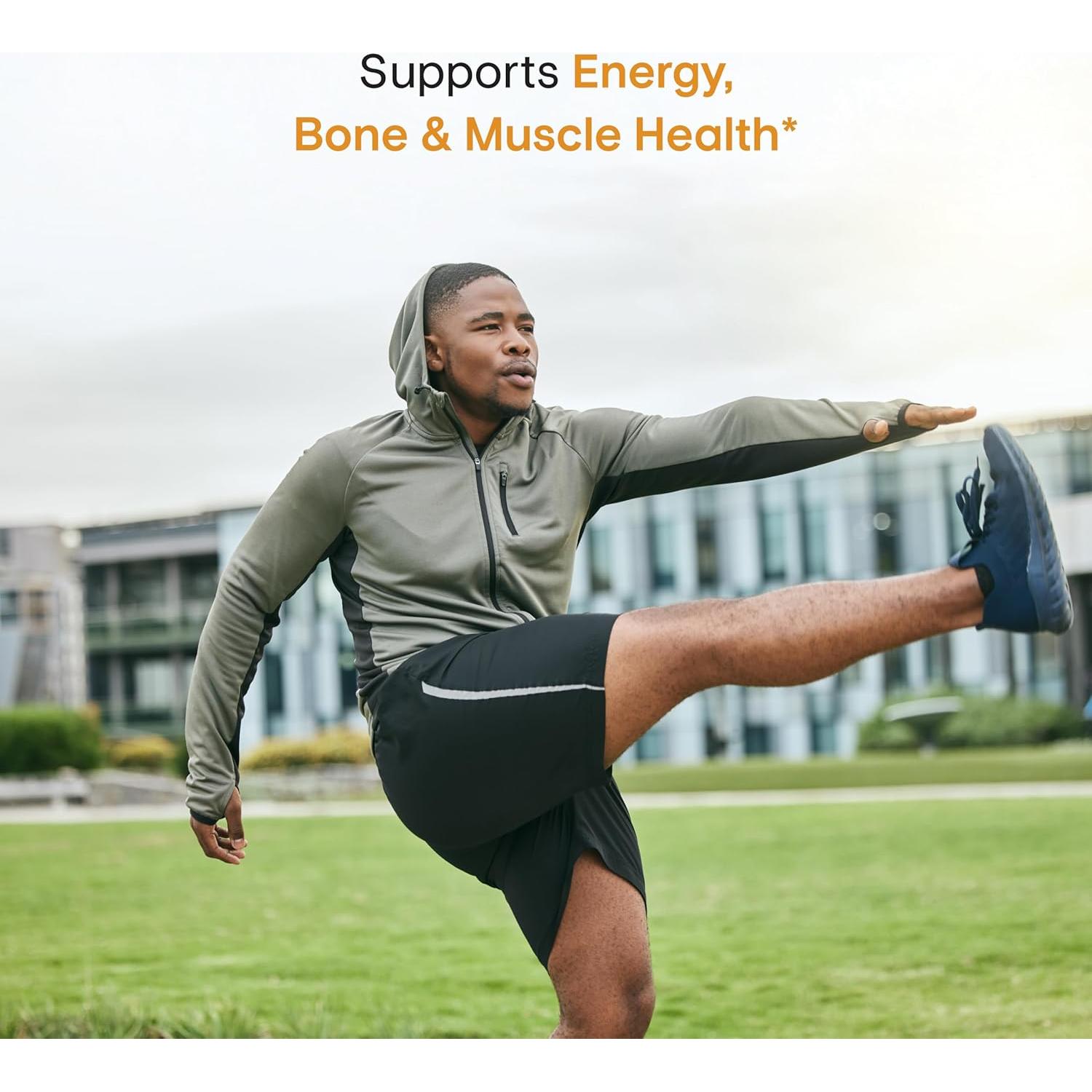 Cápsulas de Vitamina D3 K2 Magnesio Quercetina 5000 UI 120 Unidades