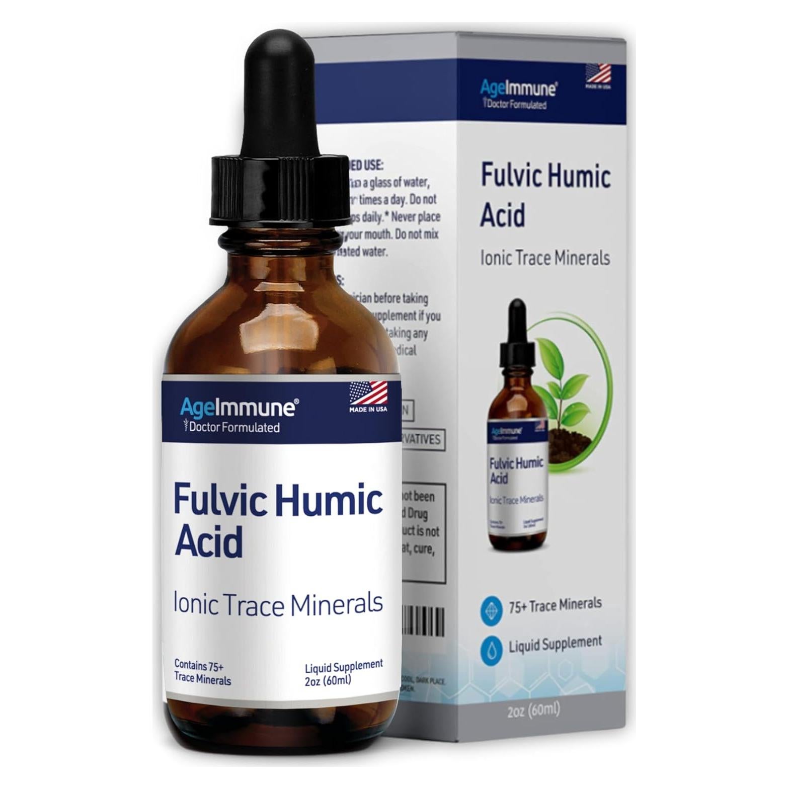 Ácido Fulvico y Minerales Traza Age Immune 59 ml