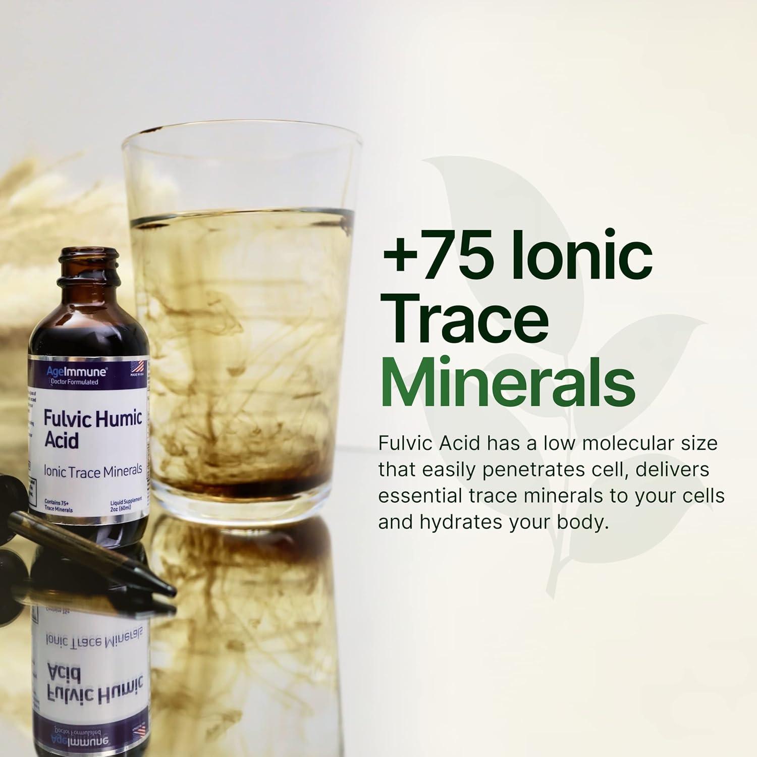 Ácido Fulvico y Minerales Traza Age Immune 59 ml