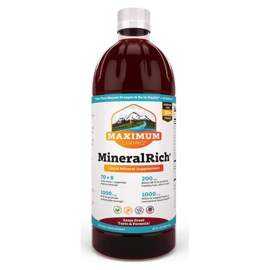 Suplemento MineralRich 32 oz - Minerales y Biotina