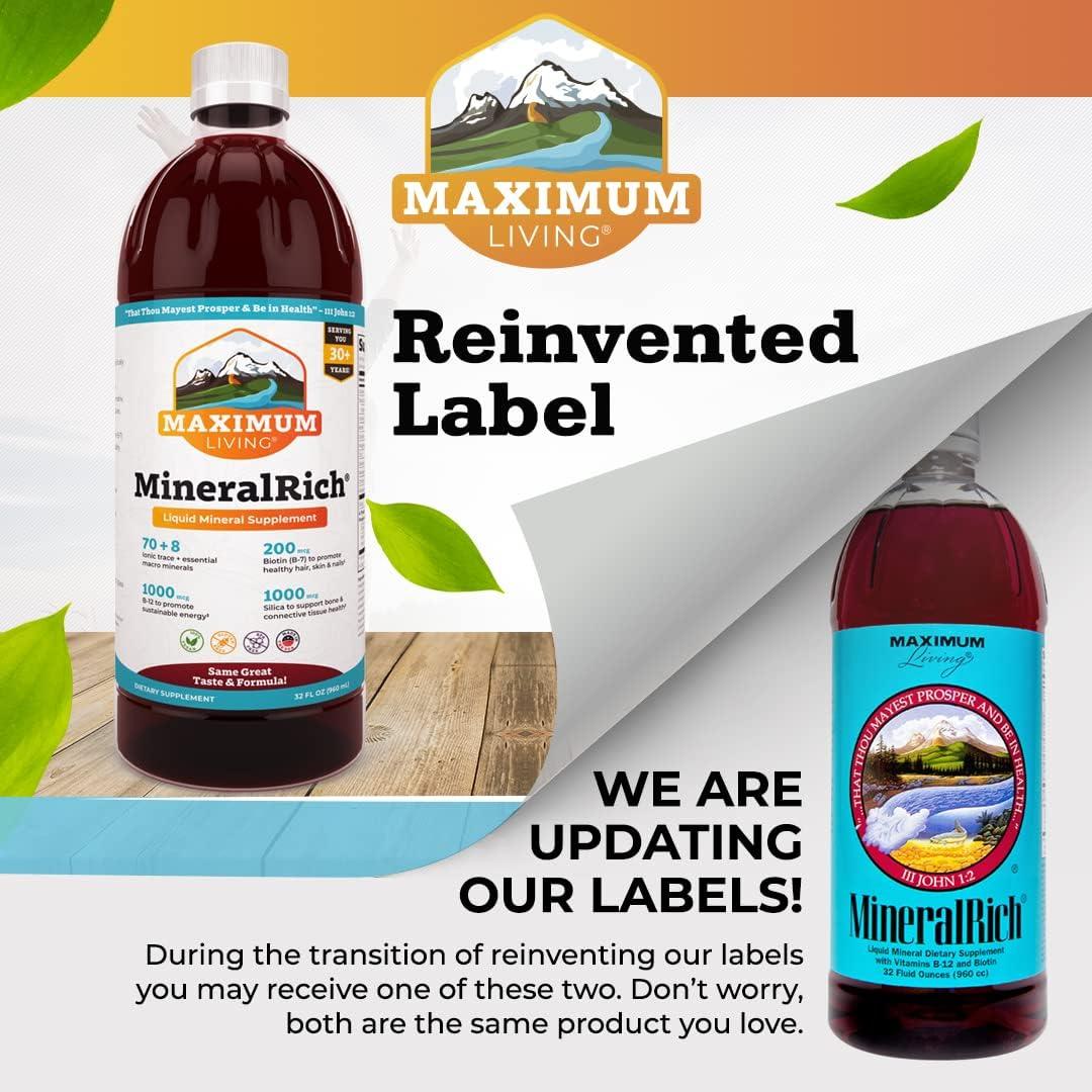 Suplemento MineralRich 32 oz - Minerales y Biotina