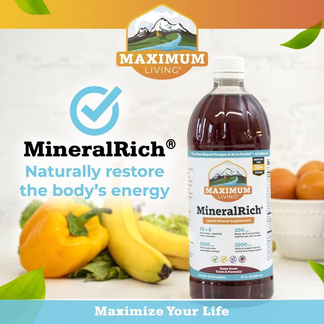 Suplemento MineralRich 32 oz - Minerales y Biotina
