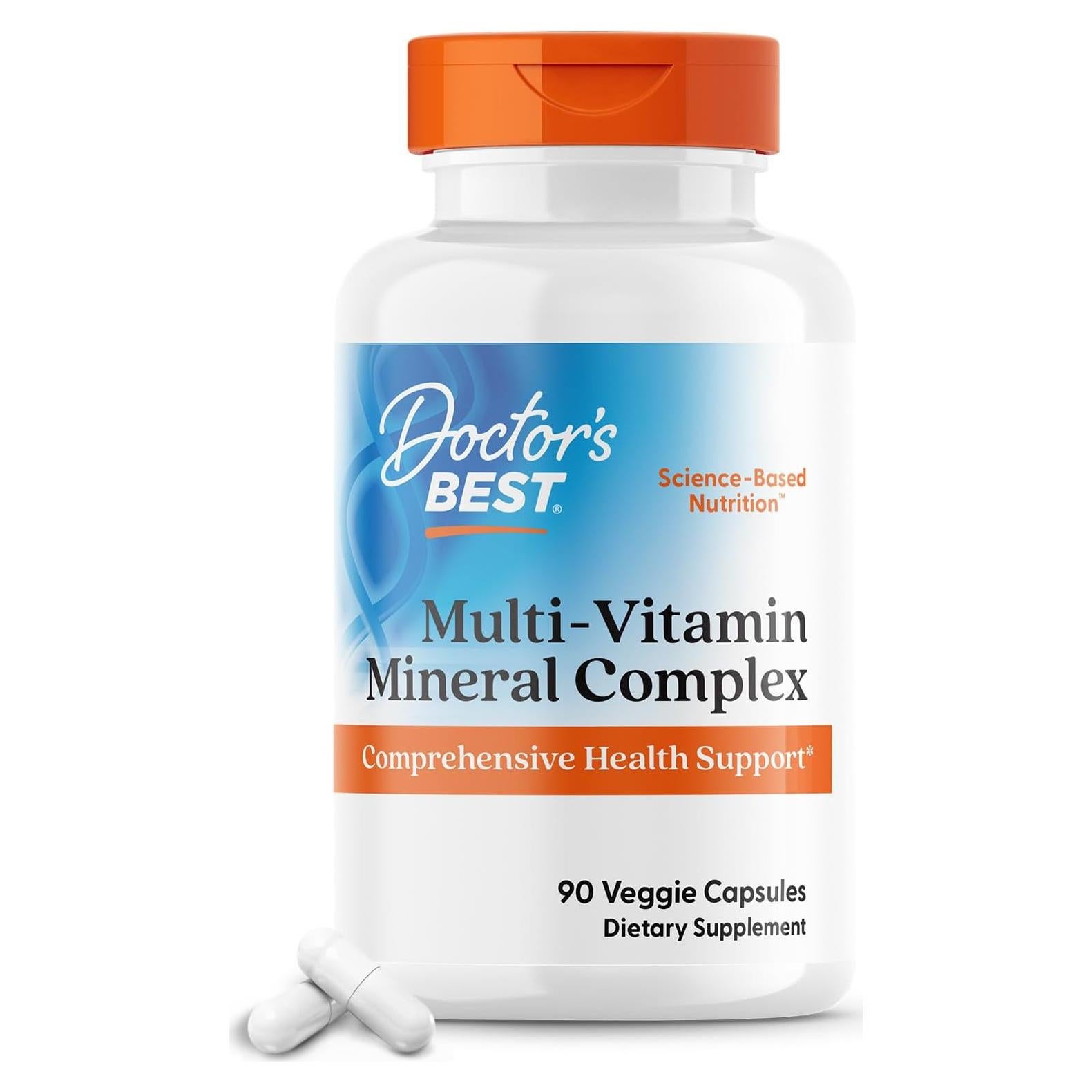 Multivitaminas y Minerales Doctor's Best 90 Cápsulas Veganas