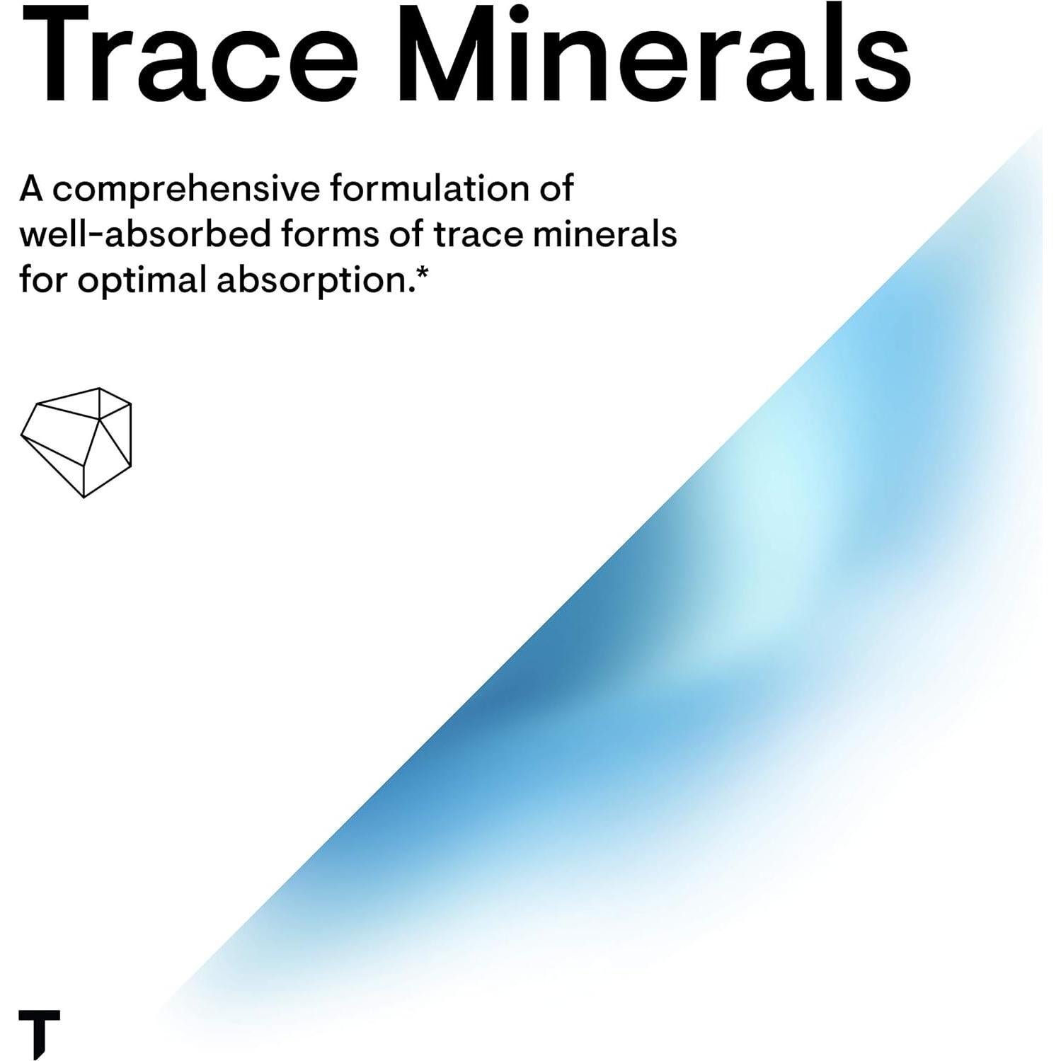 Suplemento Dietético Thorne Minerales Traza 90 Cápsulas