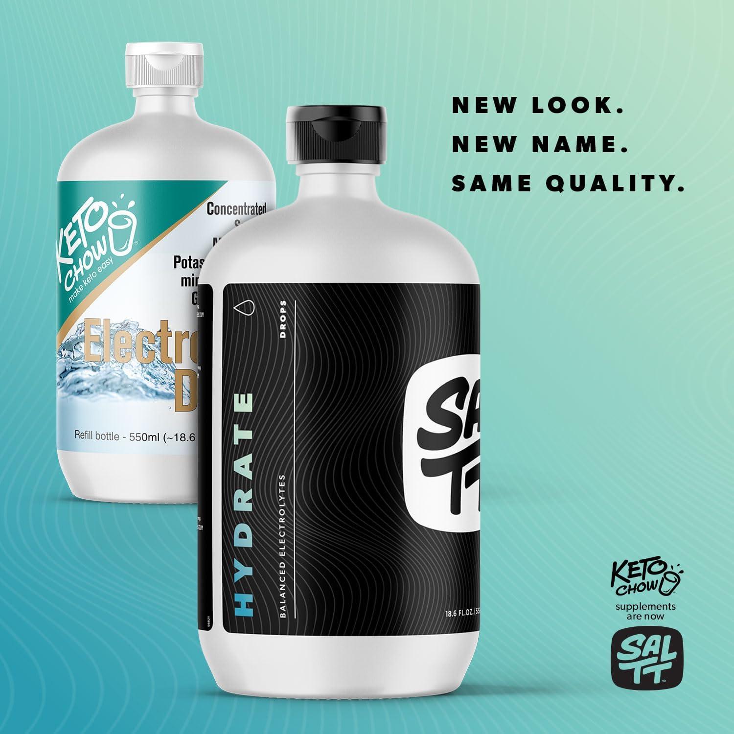 Gotas de Electrolitos Keto Chow 245 ml | Sin Sabor | Sin Gluten