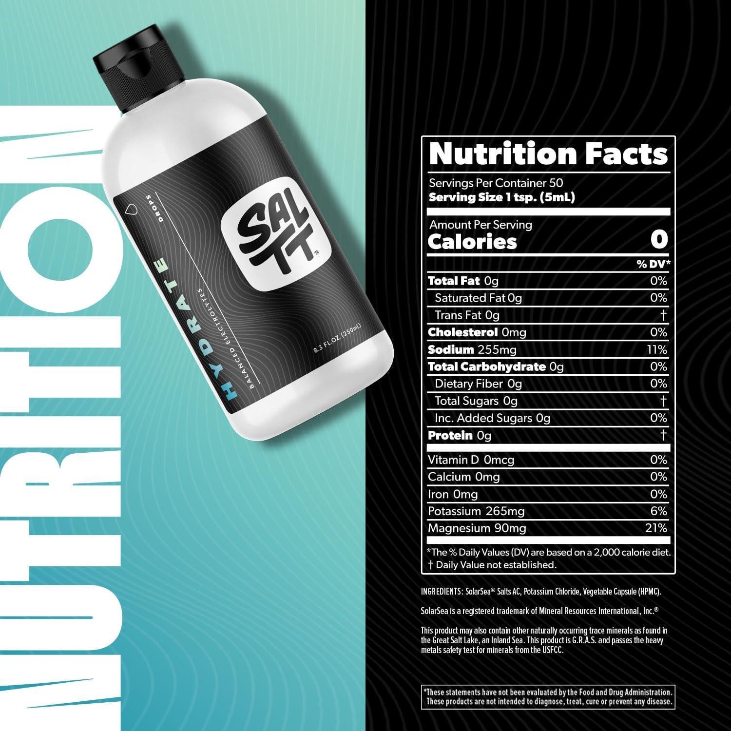 Gotas de Electrolitos Keto Chow 245 ml | Sin Sabor | Sin Gluten