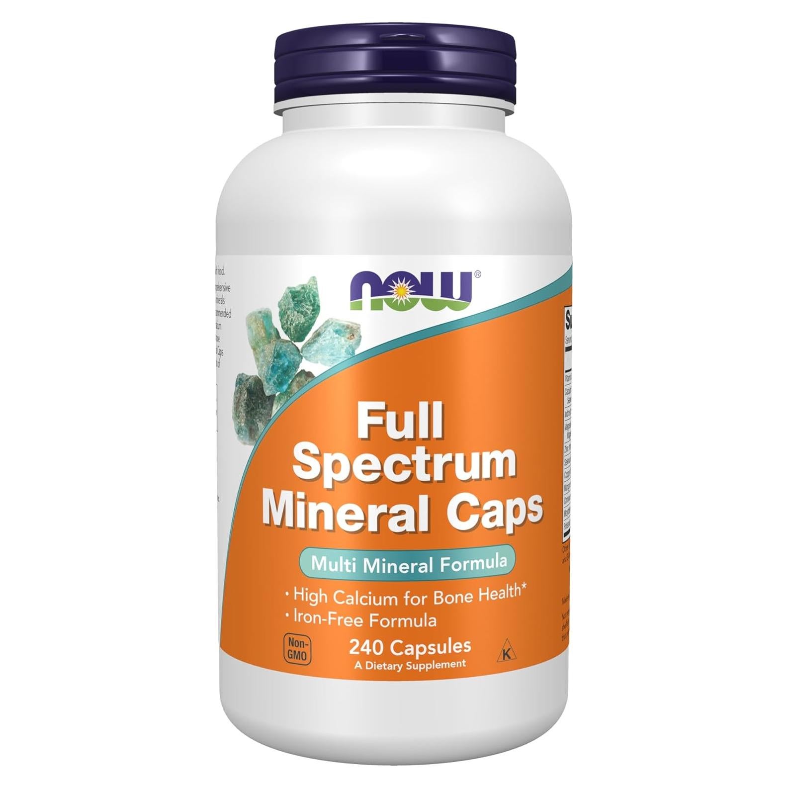 NOW Suplementos Multi Mineral 240 Cápsulas Veganas