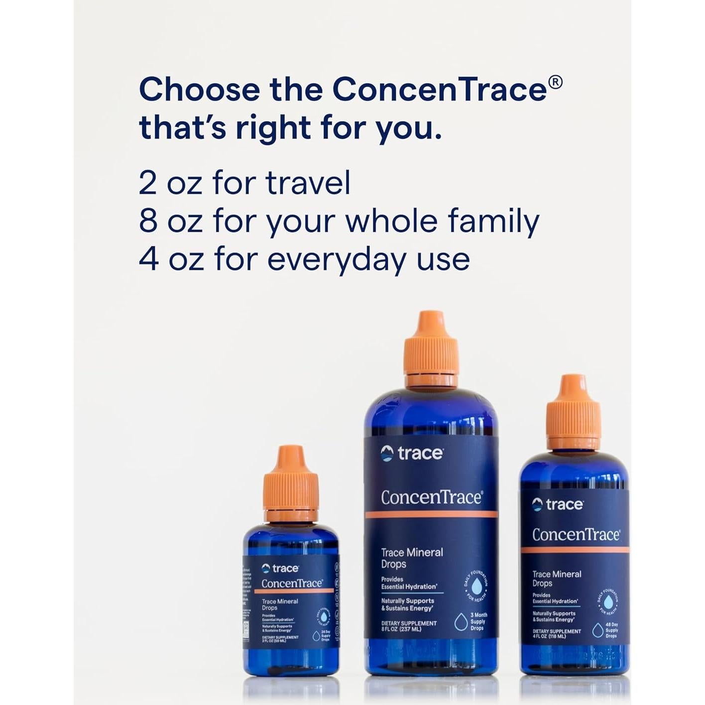 Gotas de Minerales Traza Trace Minerals 120 ml - Suplemento