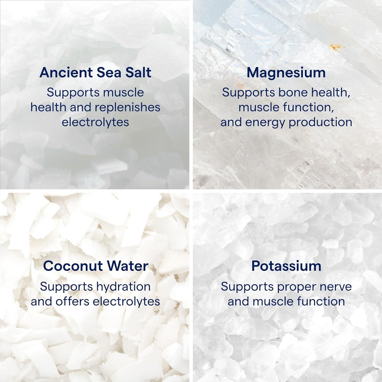 Trace Minerals ZeroLyte - Bebida en Polvo Electrolitos Sandía Salada - 30 Porciones