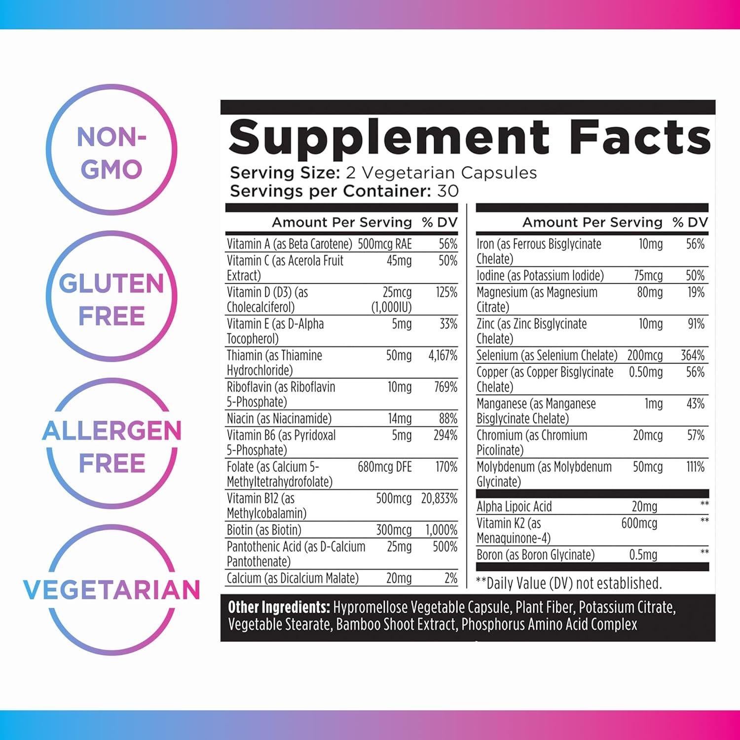 Multivitamina Metilada Livingood Daily 60 Cápsulas Suplemento