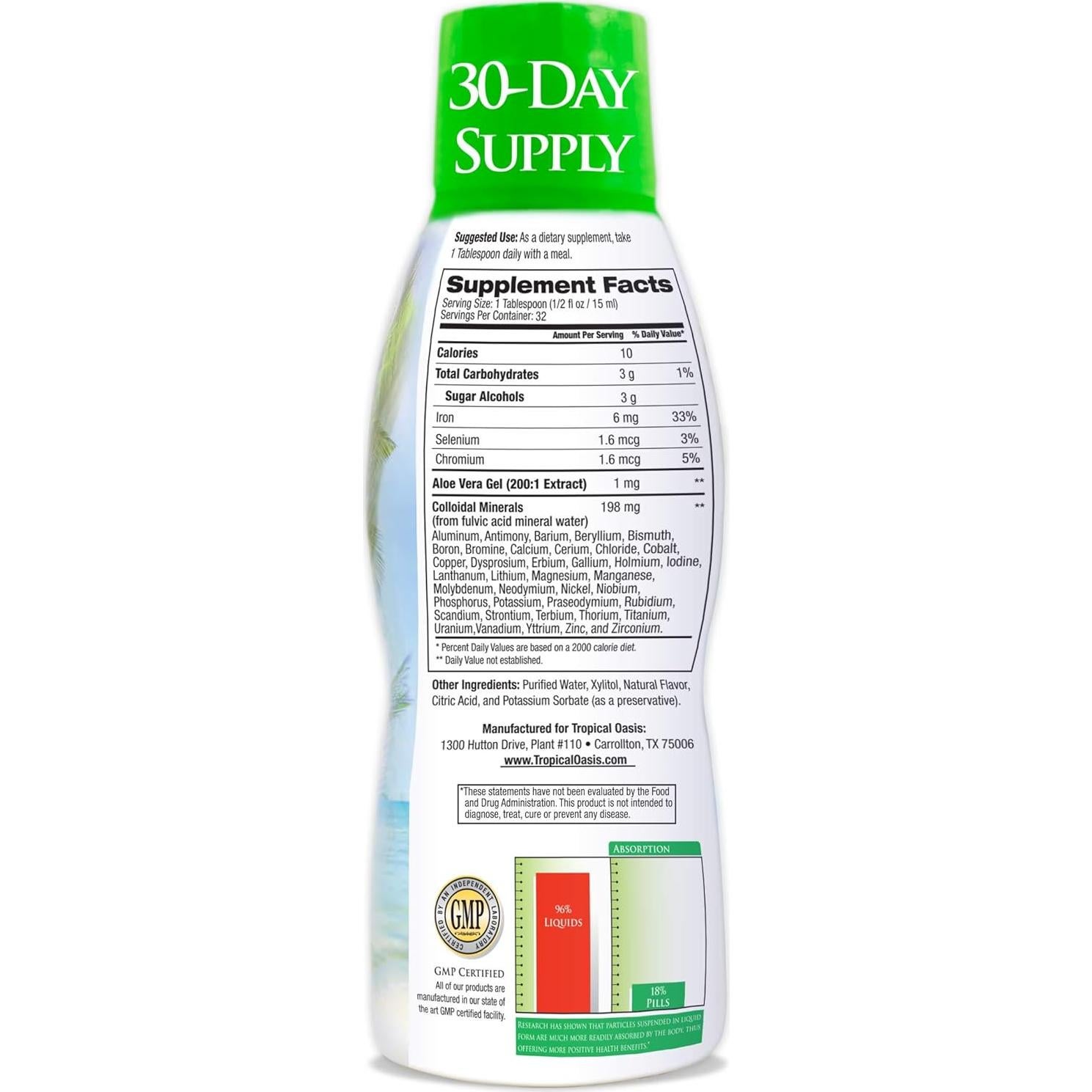 Minerales Traza Líquidos Tropical Oasis 473 ml - 74 Esenciales