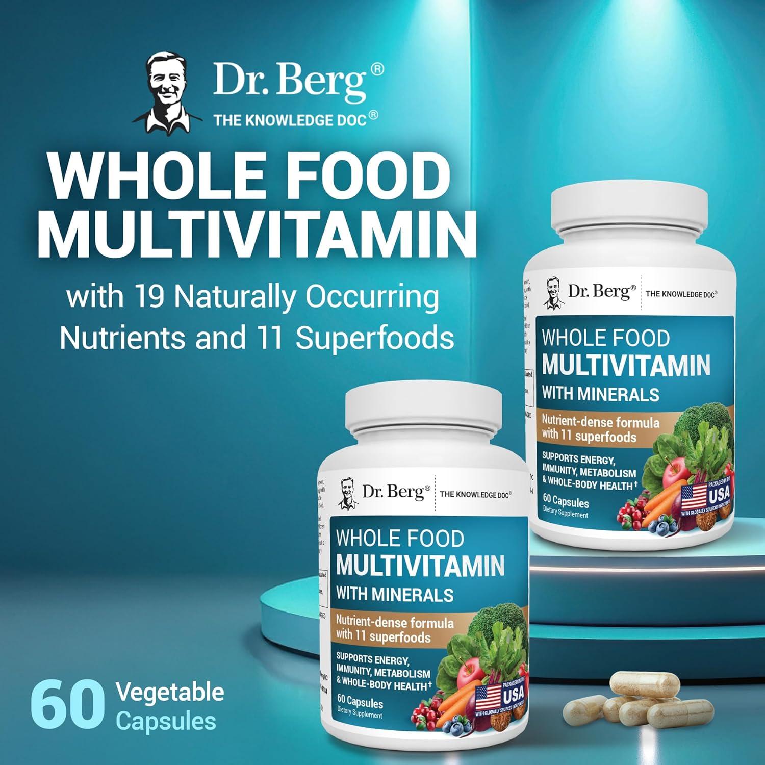 Multivitamina Integral Dr. Berg 60 Cápsulas - Hombres y Mujeres