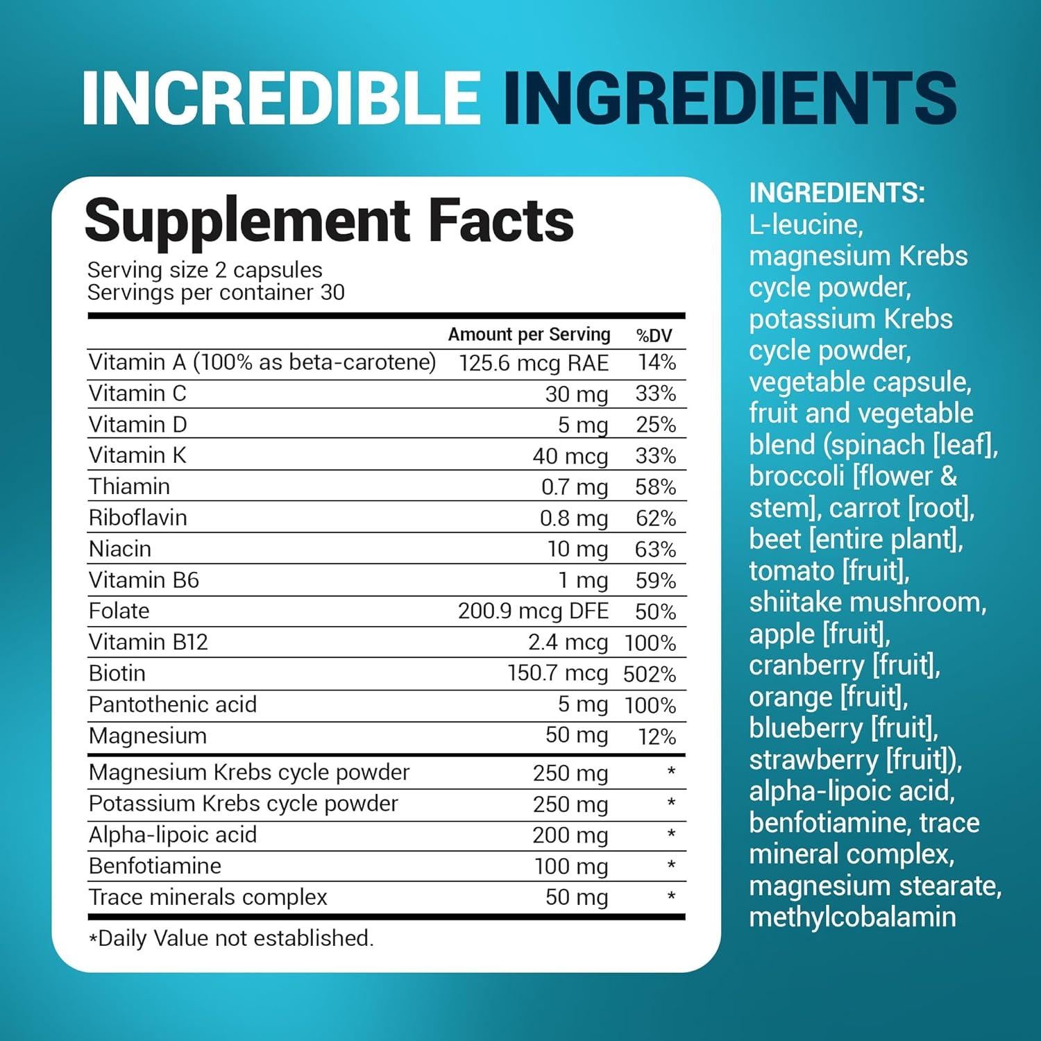 Multivitamina Integral Dr. Berg 60 Cápsulas - Hombres y Mujeres