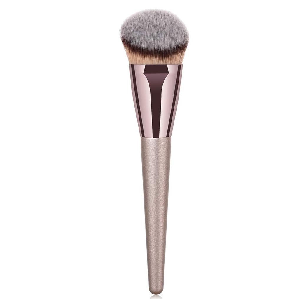 Brocha de Maquillaje Profesional VVS - Sintética Oro 20,7cm