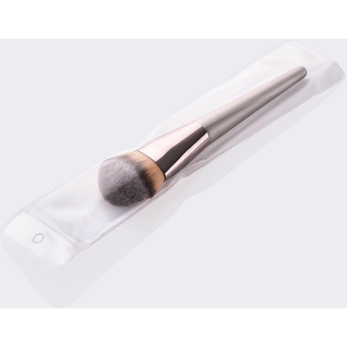 Brocha de Maquillaje Profesional VVS - Sintética Oro 20,7cm