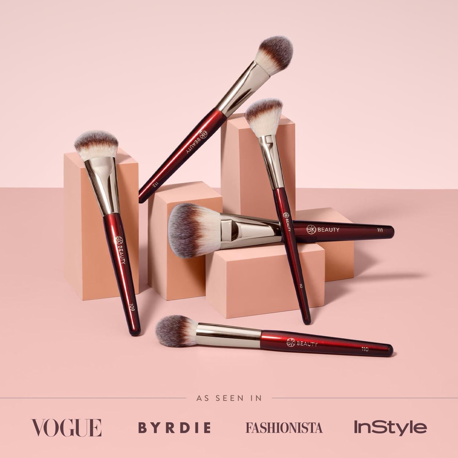 Juego de Brochas de Maquillaje BK Beauty 5PC Profesional