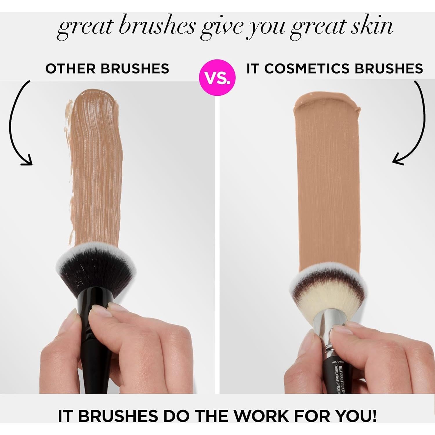 Brocha IT Cosmetics Heavenly Luxe #7 para Base y Corrector