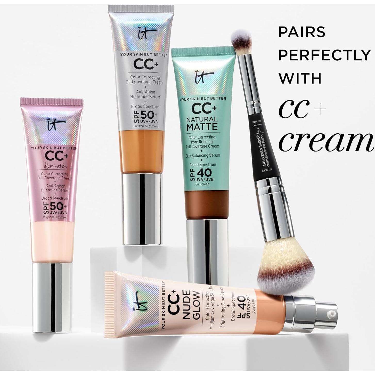 Brocha IT Cosmetics Heavenly Luxe #7 para Base y Corrector